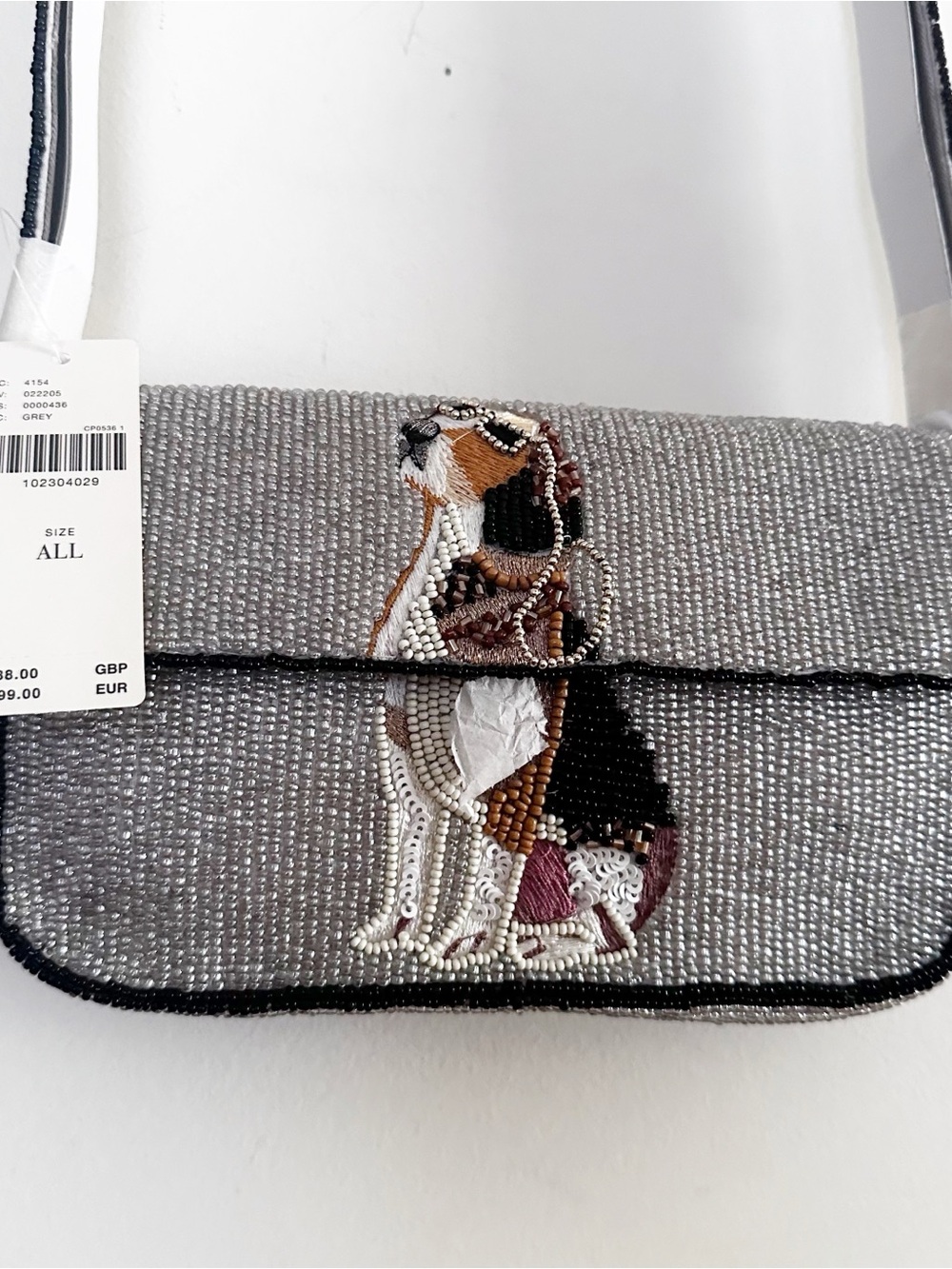 Anthropologie The Fiona Beaded Bag: Animal Edition Beagle - Picture 8 of 11